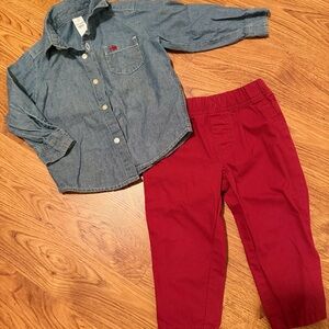 Carter's Blue Button Down Shirt